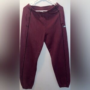 PINK Victoria's Secret Maroon Joggers
